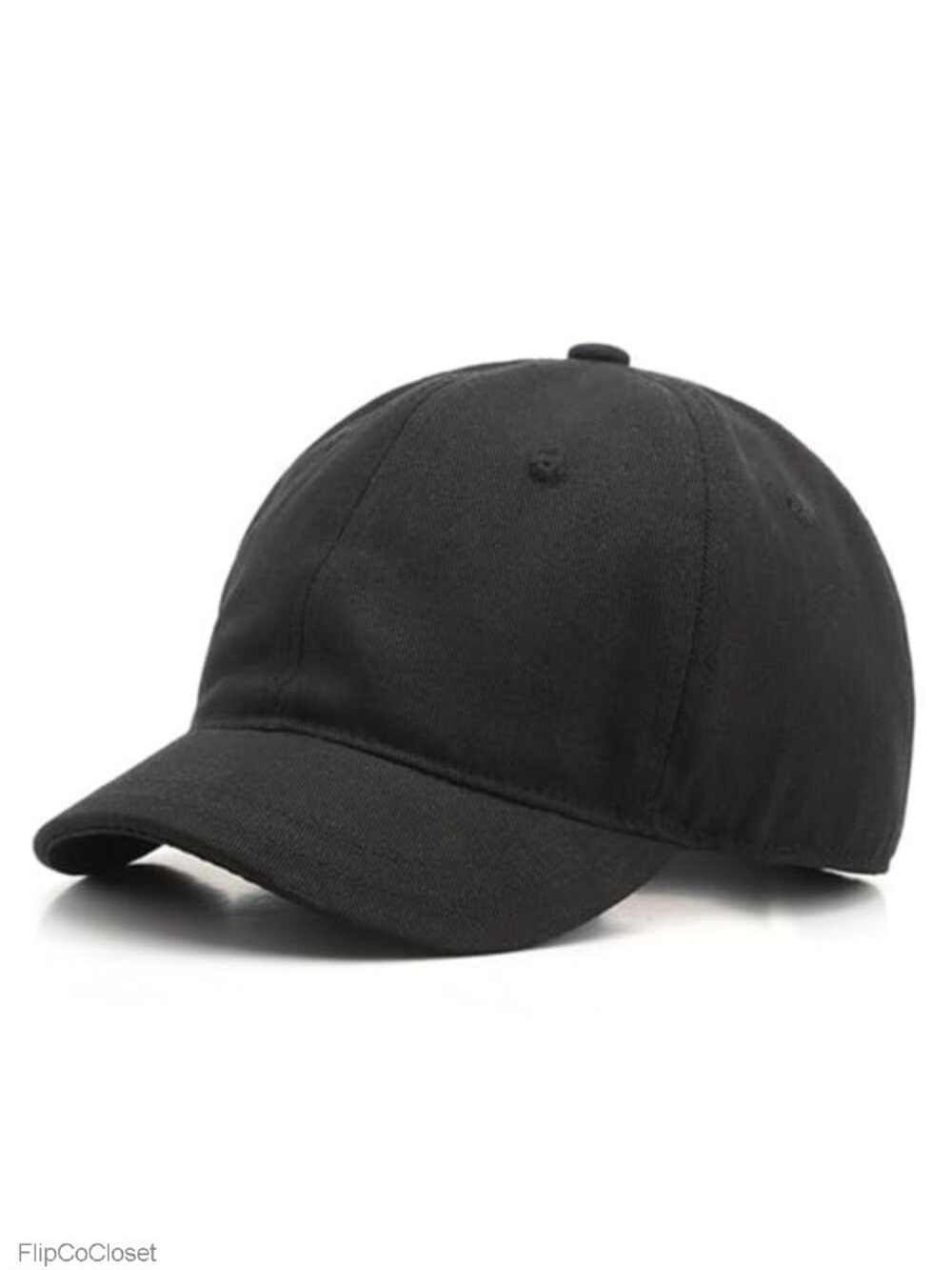 Short Brim Unconstructed Soft Cotton Baseball Cap Adjustable Low Profile Dad Hat